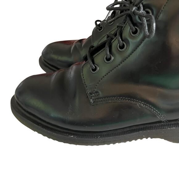 Dr. Martens Lace Up Emmeline Boot Women’s Size US 6 Leather Combat Black - Picture 12 of 16